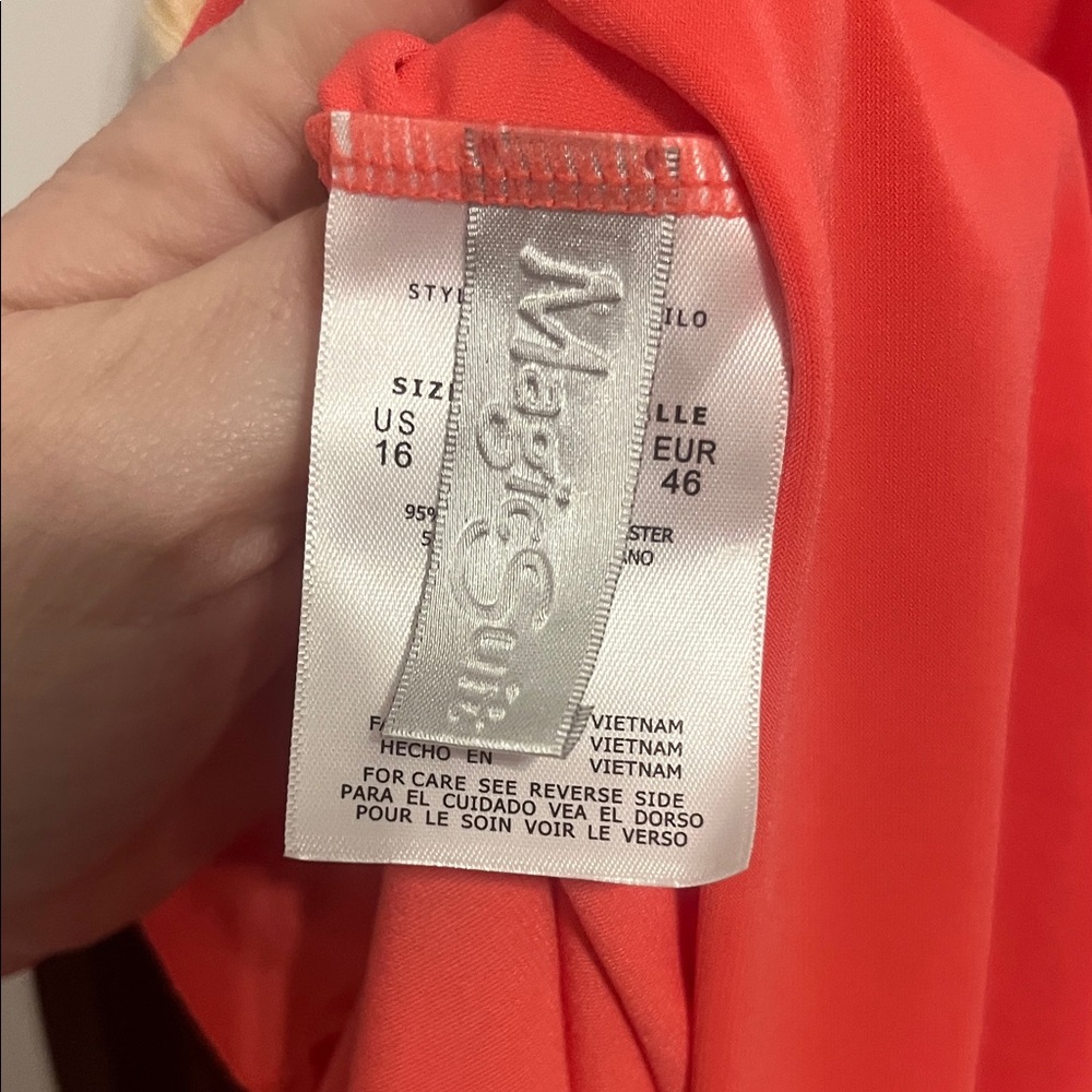 Magicsuit Coral Strappy Crisscross Swimsuit Top Size 16 NWT - Picture 7 of 12
